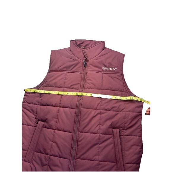 Ariat Jacket Mens XL Red Crius Vest Windsor Wine Western Cowboy Western - Picture 14 of 16